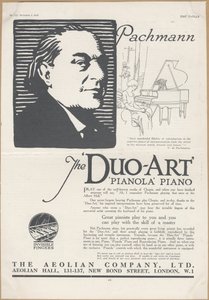 Aeolian Company Pianolas, 1924 av Wilfred Fryer