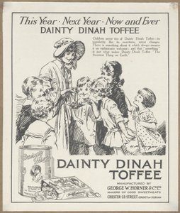 Dainty Dinah Toffee, ca 1920 av Wilfred Fryer