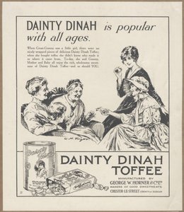 Dainty Dinah Toffee, ca 1920 av Wilfred Fryer