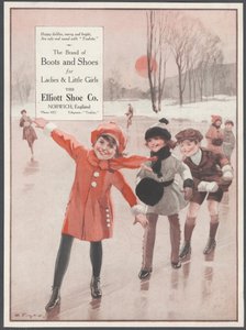 Elliott Shoe Company, c1920-talet av Wilfred Fryer