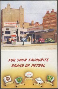 Shell, BP, National Benzole, 1950-talet