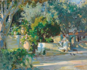Tvättdagen av Wilfred Gabriel de Glehn