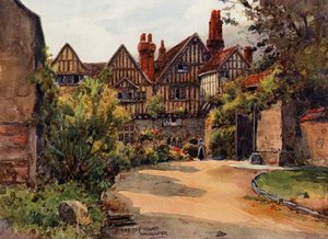 Cheney Court, Winchester (litho i färg)