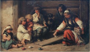 Påskäggsspel i Ryssland av Wilhelm Amandus Beer