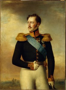Porträtt av kejsar Nicholas I av Wilhelm August Golicke