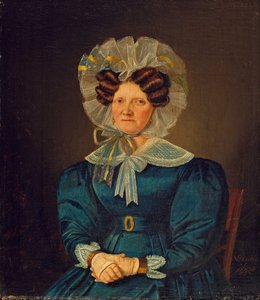 Porträtt av Mette Sophie Fuglsang, konstnärens moster av Wilhelm Bendz