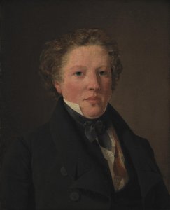 Skådespelaren Christoffer Hvid av Wilhelm Bendz