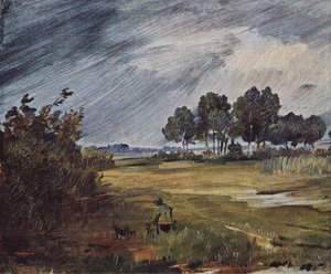 Landskap med regn av Wilhelm Busch