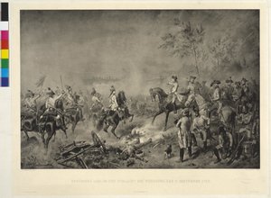Ärkehertig Karl i slaget vid Wuerzburg av Wilhelm Camphausen