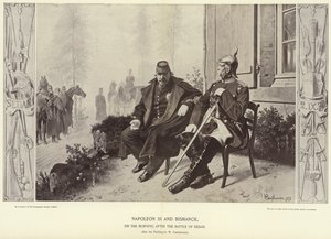Napoleon III och Bismarck på morgonen efter slaget vid Sedan