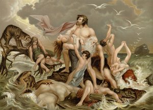 The Flood (färg litho)