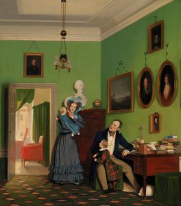 Familjen Waagepetersen av Wilhelm Ferdinand Bendz