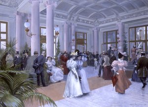 Das Vestibül des Kaiserbads (Kejsarbadens vestibul)