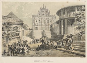 Jesuitklostret, Macao, 1855