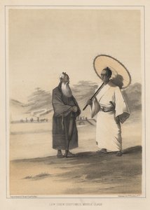 Lew Chew-kostymer, medelklass, 1855