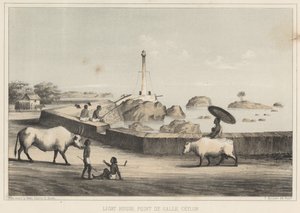 Fyren, Point de Galle, Ceylon, 1855