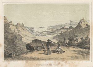 Mauritius från Pouce, 1855