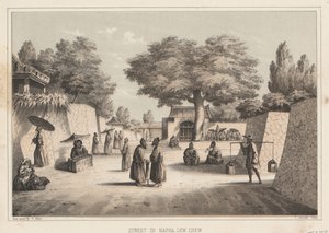 Gata i Napha, Lew Chew, 1855 av Wilhelm Joseph Heine