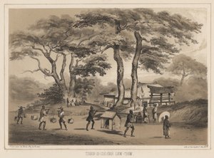 Tshan-Di-Coo-Sah, Lew Chew, 1855 (litografi) av Wilhelm Joseph Heine