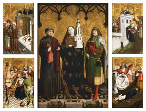 Sankt Barbara altartavla av Wilhelm Kalteysen