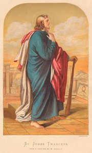 St. Judas Thaddeus, mitten av slutet av 1800-talet.