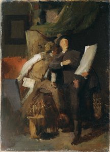 Kritikerna av Wilhelm Maria Hubertus Leibl