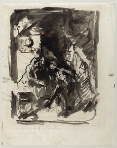 Studie om "Husmusik" av Wilhelm Maria Hubertus Leibl