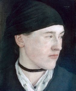 Chef för en ung flicka, 1879 av Wilhelm Maria Hubertus Leibl