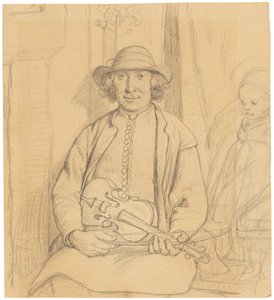 En svensk folkmusiker av Wilhelm Marstrand