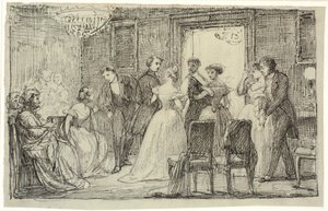 Balett börjar av Wilhelm Marstrand