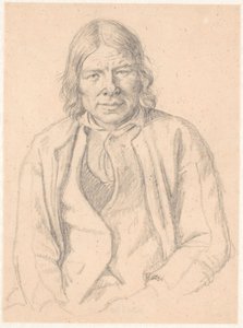 Byst av en svensk bonde av Wilhelm Marstrand