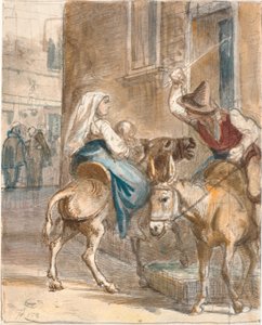 Den envisa åsnan av Wilhelm Marstrand