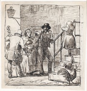 Gatumusikanter av Wilhelm Marstrand