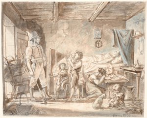 De moderlösas hemkomst av Wilhelm Marstrand