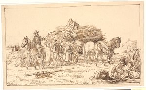 Höstscen av Wilhelm Marstrand