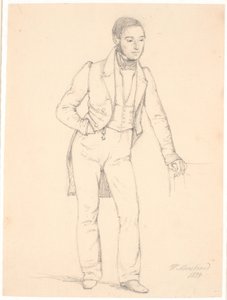 Konsertmästare Johan Frederik Frølich av Wilhelm Marstrand