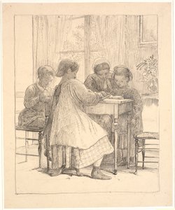 Läxläsning av Wilhelm Marstrand