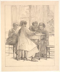 Läxläsning av Wilhelm Marstrand