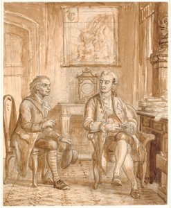 Minister Guldberg och Wessel av Wilhelm Marstrand