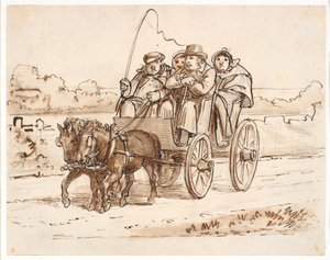 På skogstur av Wilhelm Marstrand