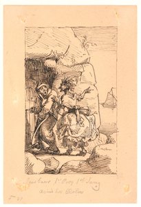 "Per Paars 1:a bok 1:a sången. Avund på Æolus av Wilhelm Marstrand