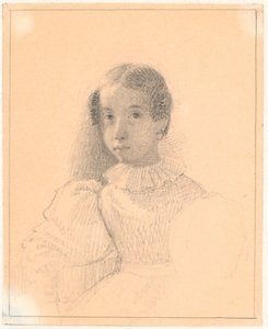 Porträtt av Adelaide Emilie Waagepetersen av Wilhelm Marstrand