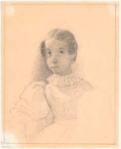 Porträtt av Adelaide Emilie Waagepetersen av Wilhelm Marstrand