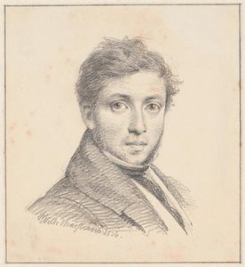 Porträtt av C. Købke av Wilhelm Marstrand