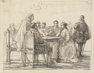 Företagsscenen, Chr. IV:s tid av Wilhelm Marstrand