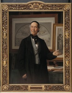 Konsthistorikern N.L. Kullen av Wilhelm Marstrand