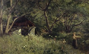 Sommarbakning (olja på duk)