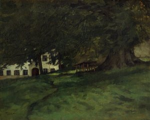 Lind på Herrenchiemsee av Wilhelm Trübner