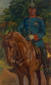 Ryttarporträtt av Wilhelm Trübner