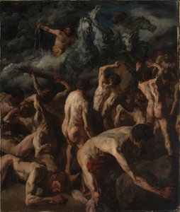 Titanernas kamp av Wilhelm Trübner